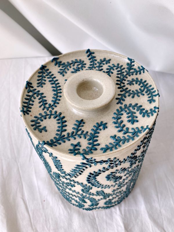 Pot à couvercle - Motif végétal – Image 4