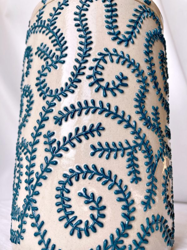 Pot à couvercle - Motif végétal – Image 3