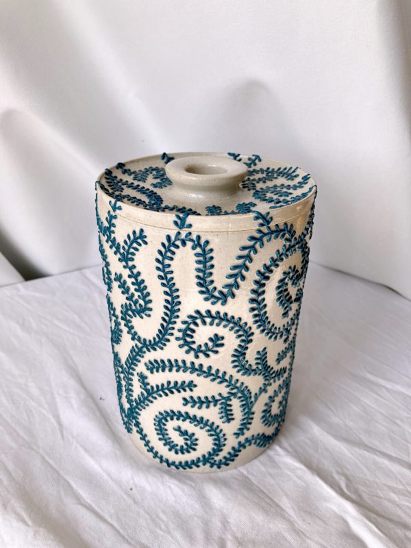 Pot à couvercle - Motif végétal – Image 2
