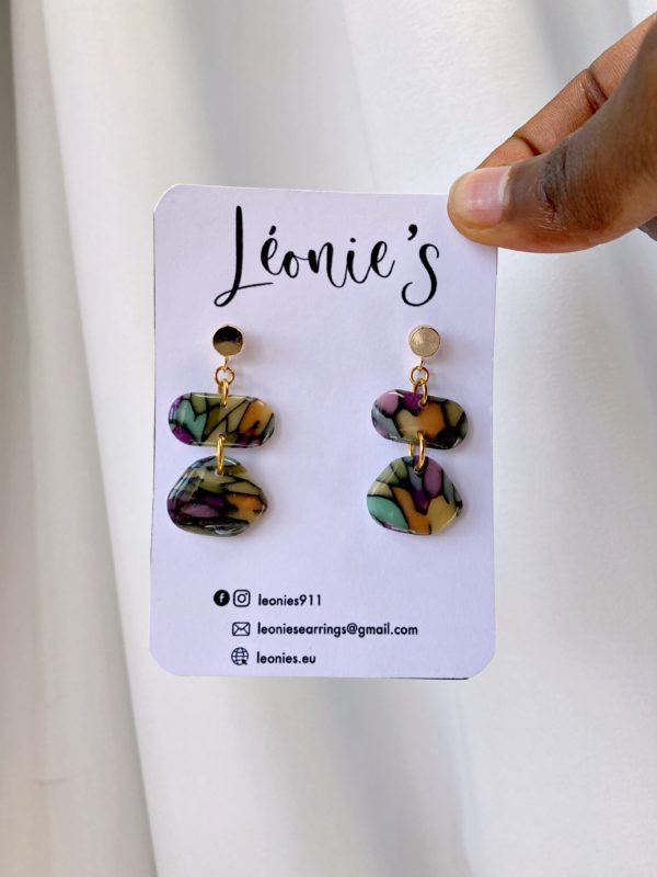 Boucles vitrail de la Renta – Image 3