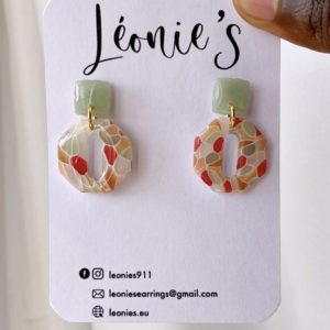 Boucles vitrail Tiffany
