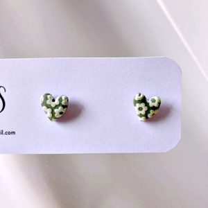 Boucles puces coeurs Lola