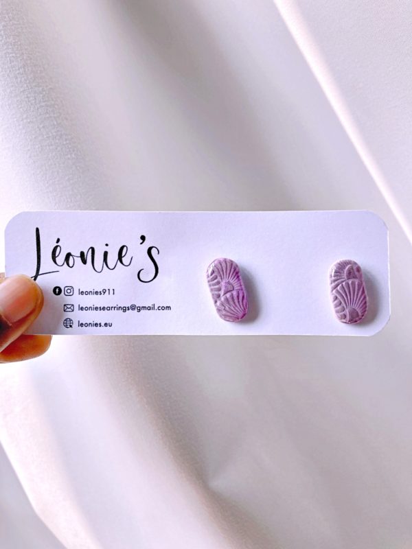 Boucles puces mauves – Image 2