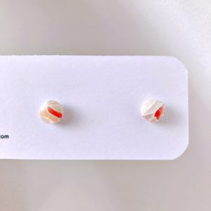 Boucles puces vitrail Tiffany