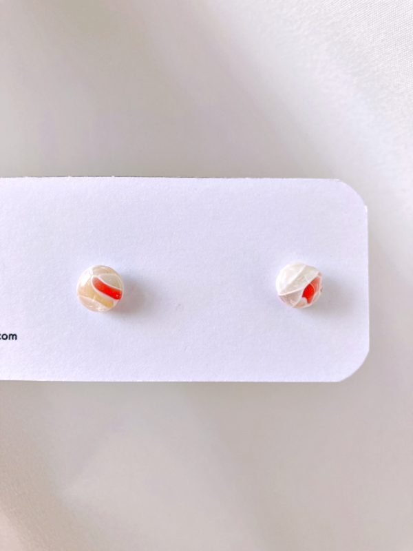 Boucles puces vitrail Tiffany