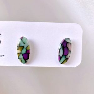 Boucles puces vitrail de la Renta