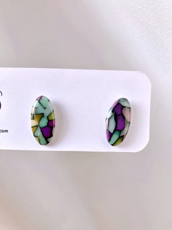 Boucles puces vitrail de la Renta