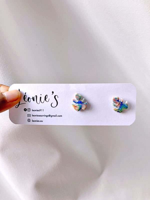Boucles puces monstera Rainbow – Image 2