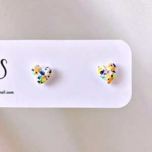 Boucles puces coeurs Pintia