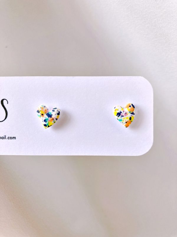Boucles puces coeurs Pintia